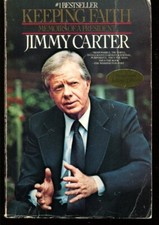 president JIMMY CARTER book KEEPING FAITH signed AUTOGRAPH jc25