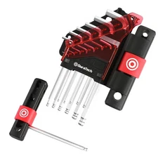 13PCS Allen Wrench Set T-handle Hex Key Set Long Arm Ball End Hex Wrench Set SAE