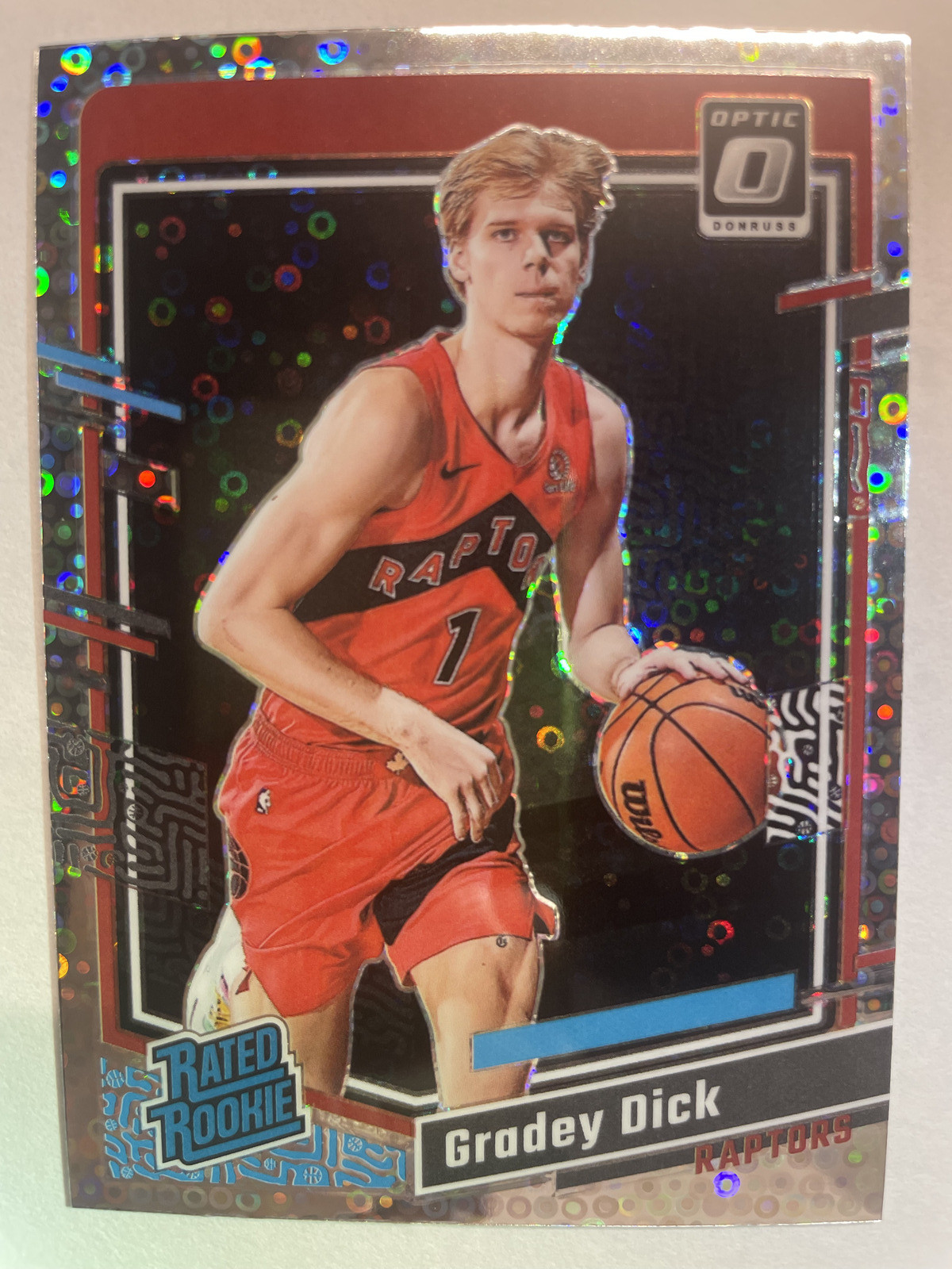 2023-24 Prizm Optic Rated Rookie Gradey Dick Disco Rookie Card RC #212