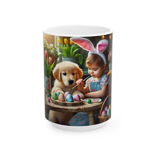 Easter Ceramic Mug - Paint Your World With Love - Bild 6 von 9