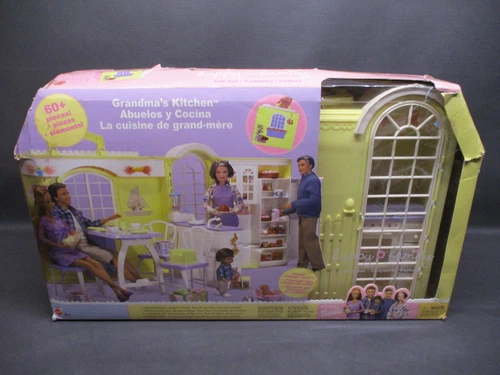 Barbie Happy Family Cucina della Nonna Nonna e Nonno 2003 | La maggior parte dei pezzi LEGGI