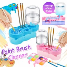 Detachable Brush Washer Large Capacity Paintbrush Rinser Kids Cleaner Tools