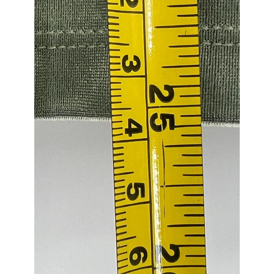 Top de terciopelo GAP verde oliva manga 3/4 elástico informal cómodo XL Foto 3 de 4