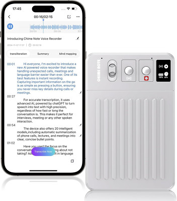 AI Voice Recorder, Voice Recorder with No Fee for Transcribe & Summarize Empower