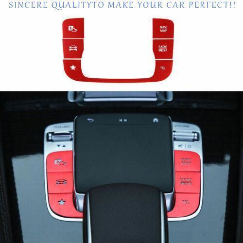 MSRAO Pour Mercedes-Benz GLE GLS 2020-2021 Véritable Fibre De Carbone Voiture Console Centrale Accoudoir Les Deux Panneaux Latéraux Décoration Autocollant (Color