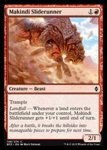 Makindi Sliderunner NM, English MTG Battle for Zendikar - Picture 1 of 1