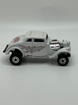 #ad VINTAGE 1997 MATCHBOX STAR CAR GREASED LIGHTNING HOT ROD 33 WILLYS STREET CAR $15.19