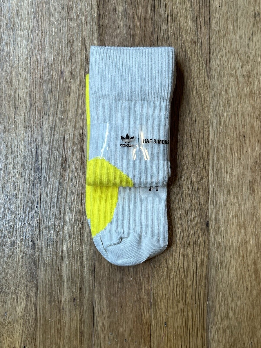 Adidas X RAF Simons RS Replicant Ozweego Brown Yellow Socks | eBay