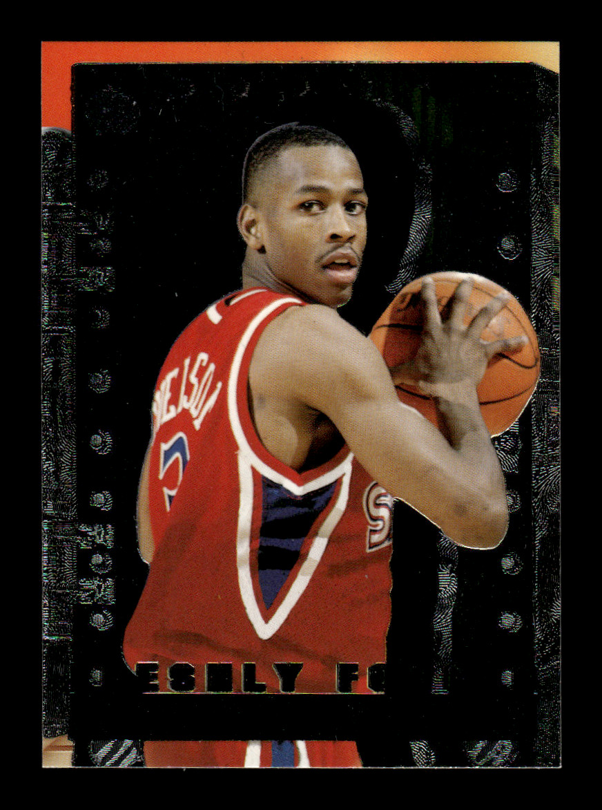 1996-97 Fleer Metal Universe Allen Iverson #8 Freshly Forged Rookie Card