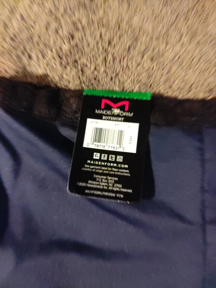  MAIDENFORM #40823, 1 Par Pantalones Cortos Niño Fabuloso Ajuste Talla: 7 Cobertura Completa Foto 4 de 4