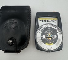 GOSSEN Luna-Pro Vintage Light Meter W/Case TESTED Working, Clean Made In Germany