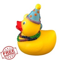 3" Rubber Duck Floats Upright Baby Safe Bath Toy Sealed Hole