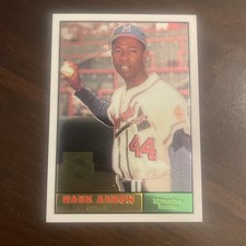 2000 Topps - Hank Aaron Reprints Hank Aaron #8 1961 Topps