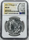 2021 D MORGAN DOLLAR FROM U.S. MINT! NGC MS69! AMAZING COLLECTOR PIECE! NR#G2180