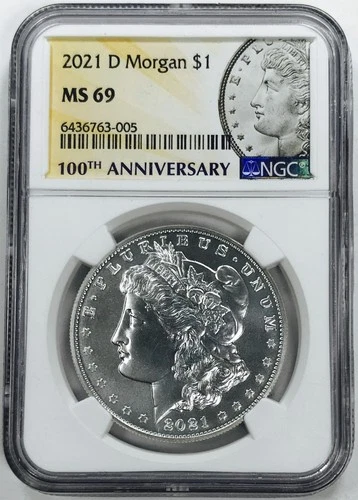 2021 D MORGAN DOLLAR FROM U.S. MINT! NGC MS69! AMAZING COLLECTOR PIECE! NR#G2180
