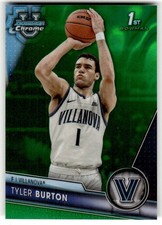 2023-24 Bowman University Chrome Tyler Burton Green Lava Refractor #/99 #84