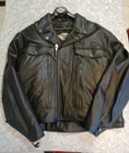 Harley Davidson Mens Size 5 XL Leather Coat with Removable Lining / Great Cond..
