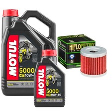 AN 125  Motul 5000 10w40 5L Oil Filter Kit For Suzuki AN 125  1996 8.05 per litre