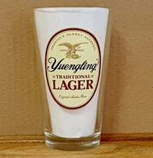NEW ~ YUENGLING Pint Glass ~ Traditional LAGER ~ America's Oldest Brewery