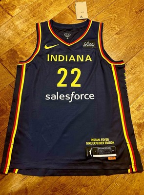 Caitlin Clark Indiana Fever Jersey Blue Youth Large