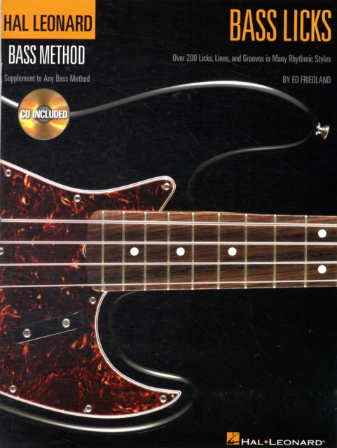 Hal Leonard Bass Method - Bass Licks by Ed Friedland (Book)