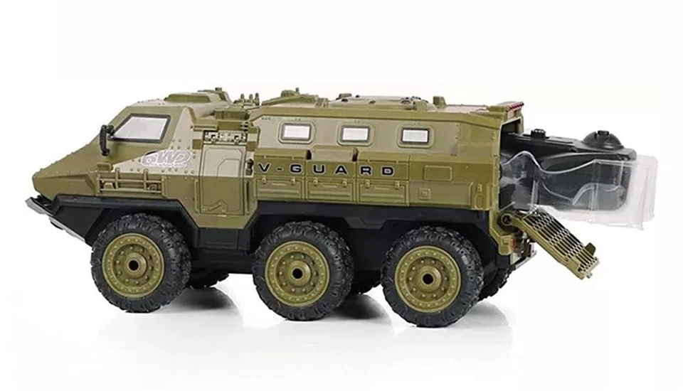 AMEWI / V-GUARD Veicolo Corazzato 6WD 1:16 RTR, Verde Oliva / 22584 - Immagine 3 di 4