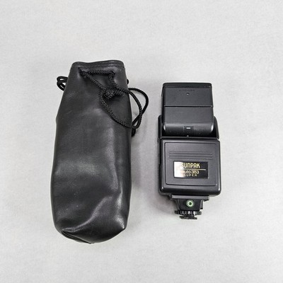 Sunpak Auto 383 Super Shoe Mount Flash Tested Works