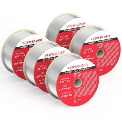 Flux Core MIG Wire .035-Inch Diameter 2-Pound E71T-GS - Ideal for Outdoor