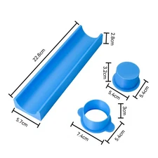 Round-Shaping Food-Safe Oven-Safe Professional-Grade Home-Kitchen Round Mold Set