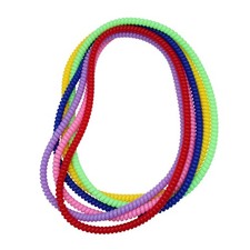 Sensory Chew Necklace for Boys and Girls, 6 Pack Stretch Chewing Necklaces fo...