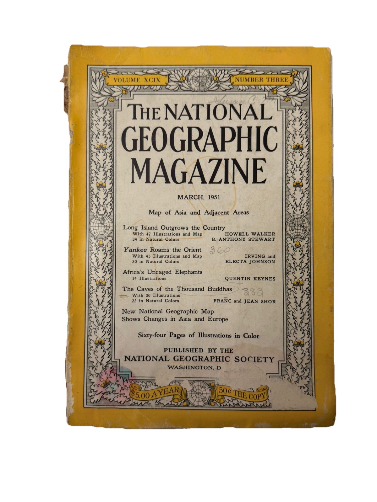 The National Geographic Magazine March 1951