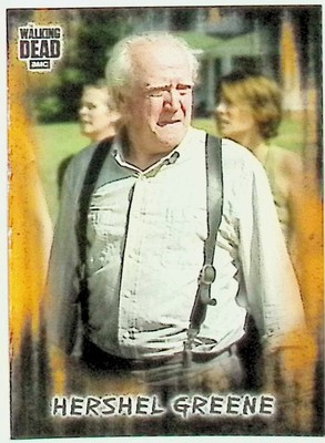 2018 TOPPS WALKING DEAD HUNTERS & THE HUNTED #18 HERSHEL GREENE ORANGE NM-MT