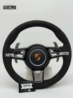 Porsche Custom Alcantara Steering Wheel Blue Stitch 911 CAYENNE CAYMAN– DM First