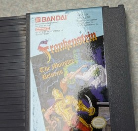 Frankenstein The Monster Returns (Nintendo NES) Complete Box CIB Authentic Rare