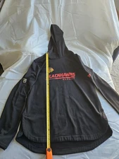 Authentic Pro Fanatics Women's Pull-over  Hoodie Blackhawks Black sz LG