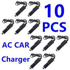 10pcs Corded AC DC Car Charger US Plug Hiking Travel Car Charger Power Adapter
