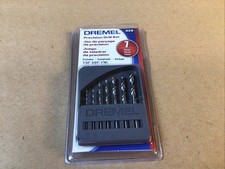 DREMEL 1/32" -to- 1/8" Precision Drill Bit Set Wood  Soft Metals - 7 pc, 628-01