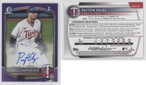 2025 Bowman Chrome Prospect Purple Refractor /250 Payton Eeles #CPA-PE Auto