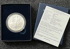 2008 W American Silver Eagle With Box & COA