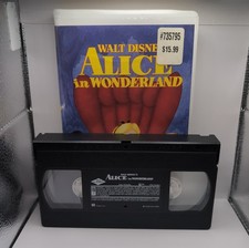 Alice in Wonderland (VHS Tape, 1997, Walt Dis...