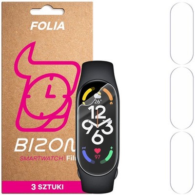 3x Schutzfolie für Xiaomi Mi Band 7 Bizon Displayschutzfolie Folie FIlm