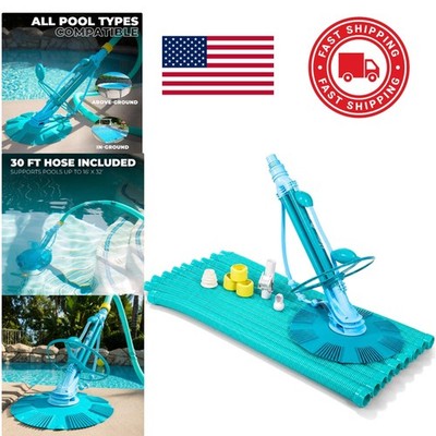 Heavy Duty Pool Cleaner Hydraulic Powered with Quiet Operation and Great Suction