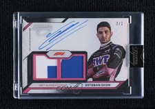 2024 Topps Dynasty Formula 1 Black 2/2 Esteban Ocon #SDDRA-EOC Auto 1e41