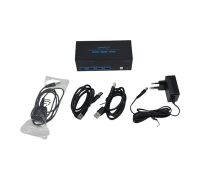 CMSTEDCD 8K60Hz HDMI Displayport KVM Switch 2 PC 3 Monitore USB3.0 4 Ports