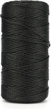 426 Feet Nylon Twine 36 Black Nylon String 2Mm - Weatherproof Seine Twine for G