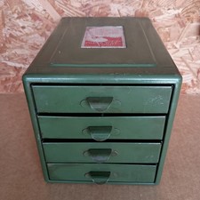 Vintage Steelmasters File-A-Way Chest Small Parts 4-Drawer Metal Cabinet