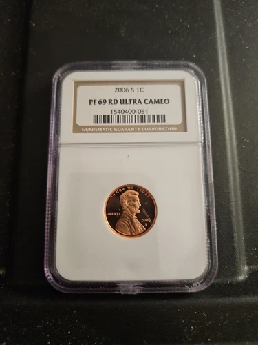 2006 S 1C Penny, PF 69 RD Ultra Cameo, NGC, Lincoln Memorial 
