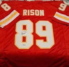 Andre Rison Kansas City Chiefs #89 Signed Football Jersey BAS Witnessed SIZE XL