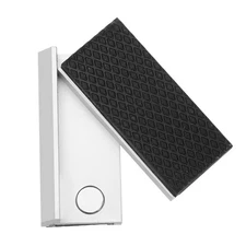 Aluminum Vise Jaws 2.5" Magnetic Flat Soft Rubber Pads Covers Black