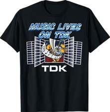 Music Lives On TDK Vintage 80s TDK T-Shirt